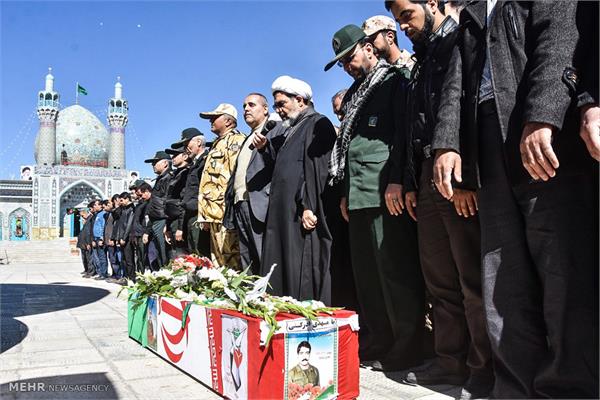 تشییع پیکر مطهر شهید «محمدحسن جلی» در شهرضا‎ 18