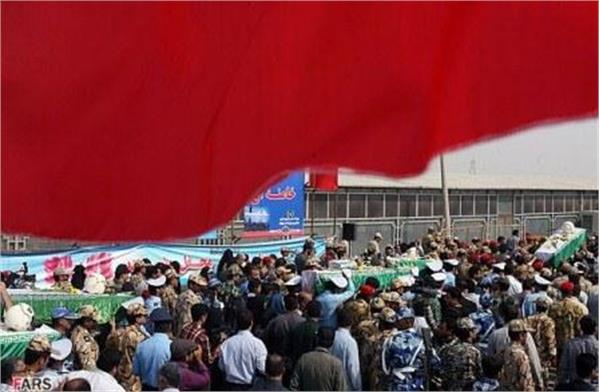 مراسم تبادل پیکرهای جنگ تحمیلی در شلمچه