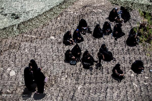 آئین تشییع و تدفین پیکر مطهر شهید غواص در نازی آباد تهران 18