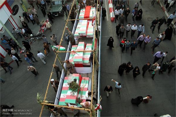 استقبال از شهدای گمنام در سروآباد و سنندج‎ 7