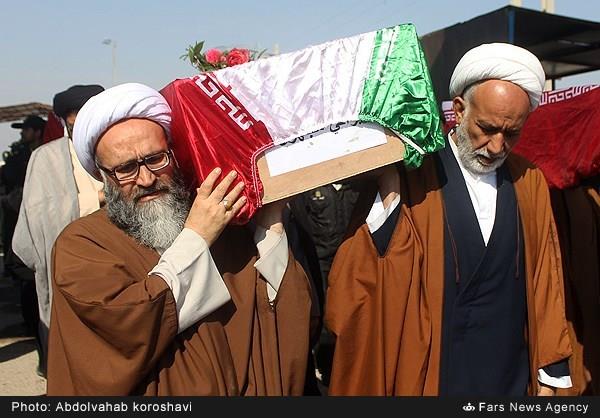 استقبال از 58 شهید دفاع مقدس در مرز شلمچه