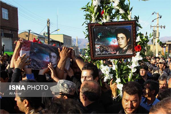 تشییع پیکر شهید سیدناصر ناصری در شهر هشجین -اردبیل 4