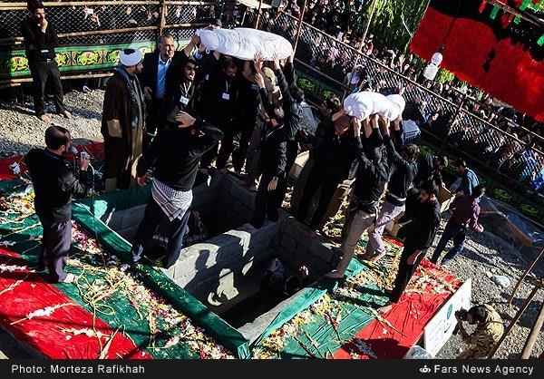 تشییع پیکر دو شهید گمنام در رشت 8