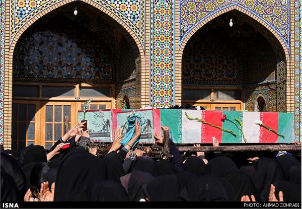 تشییع پیکر پنج شهید گمنام دفاع مقدس - قم