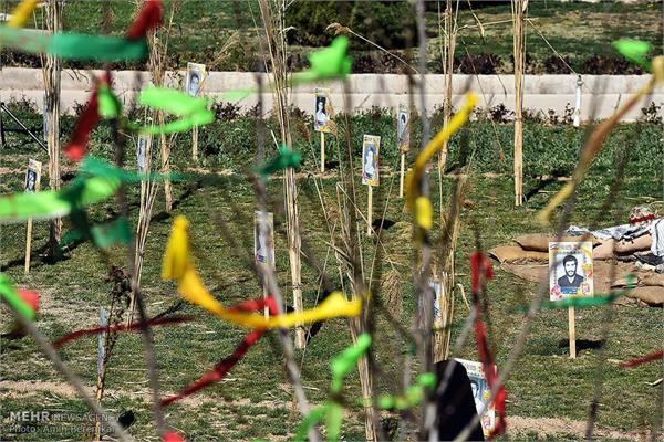 مراسم تشییع و تدفین پیکر مطهر دو شهید گمنام در شیراز‎ 12