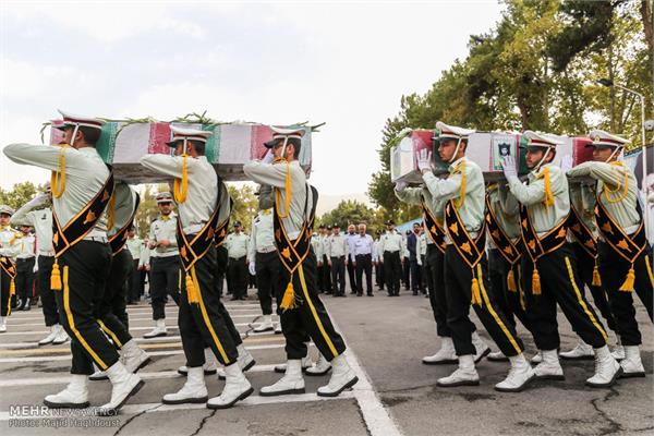 تشییع پیکر سه شهید تازه تفحص شده نیروی انتظامی 25