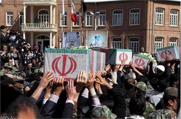 تشییع و خاکسپاری دو شهید گمنام در دانشگاه آزاد اسلامی ارومیه