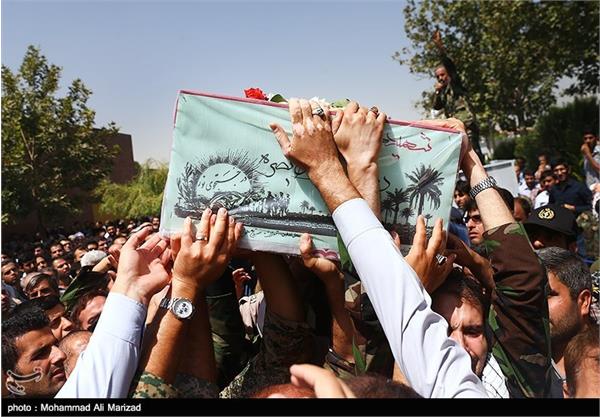 تشییع شهید گمنام در سازمان صنایع هوایی 4