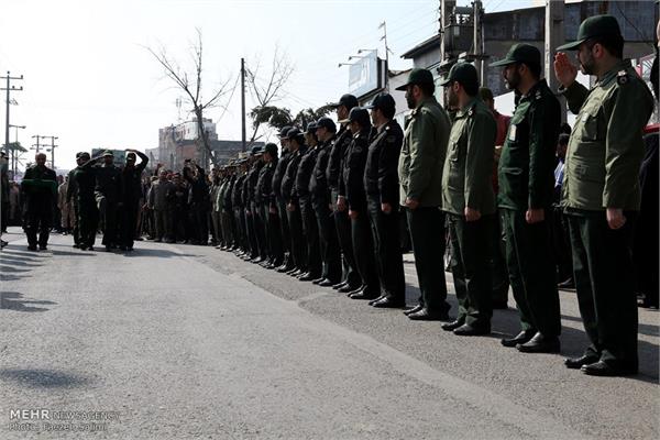 مراسم تشییع شهید گمنام در آمل 19