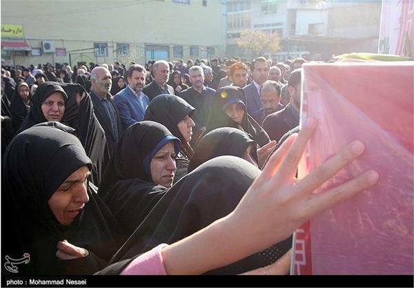 تشییع و تدفین پیکر های سه شهید گمنام در گرگان 13