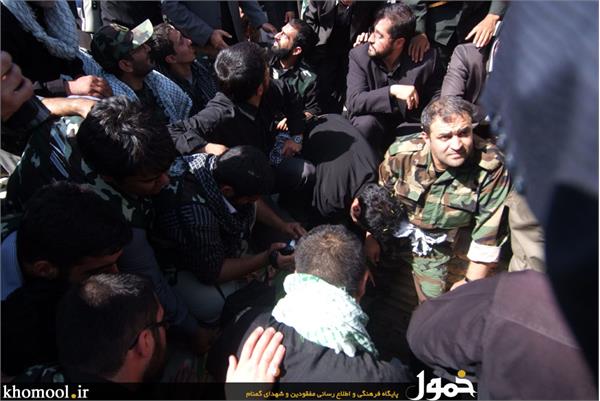 تشییع و خاکسپاری شهدای گمنام دانشگاه شاهد-12/7/89