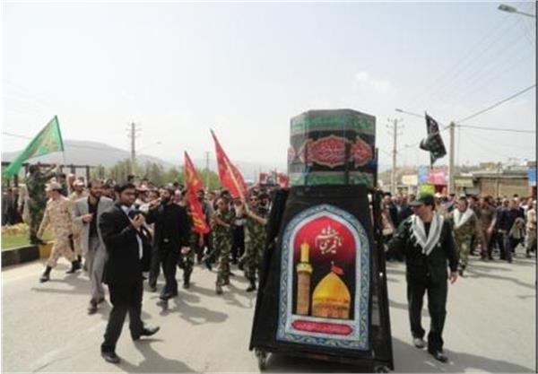 تشییع 7 ستاره آسمانی گمنام در یاسوج