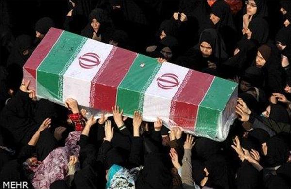 تشییع سه شهید گمنام درقم