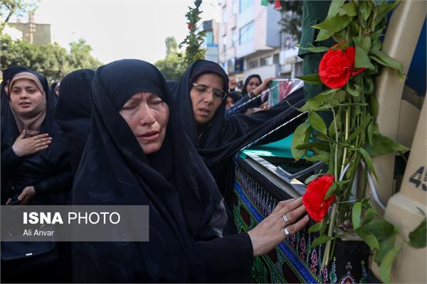 استقبال و تشییع چهار شهید گمنام در اردبیل 12