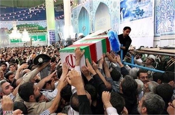 تشییع 96شهید دوران دفاع مقدس در مرقد امام خمینی(ره)