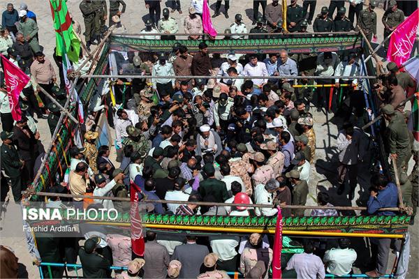 تشییع پیکر شهید گمنام - سنندج 11