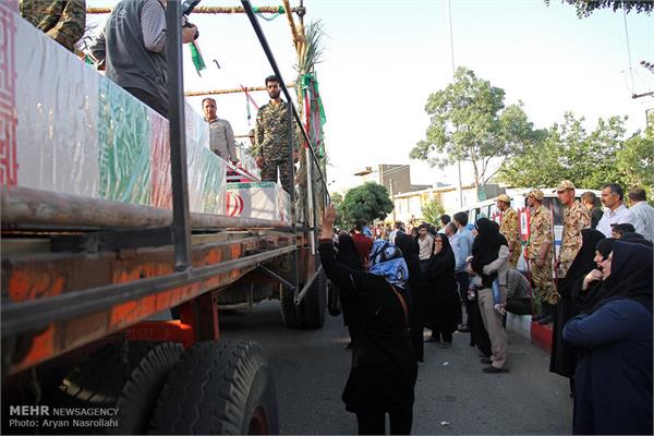 استقبال از شهدای گمنام در سروآباد و سنندج‎ 5