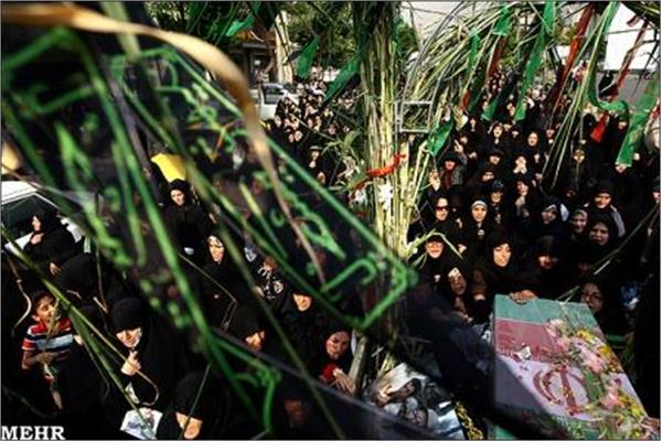 تشییع وخاکسپاری دوشهید گمنام در دانشگاه شهید عباسپور