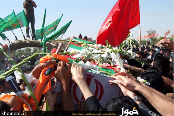 تشییع و خاکسپاری شهدای گمنام دانشگاه شاهد-12/7/89