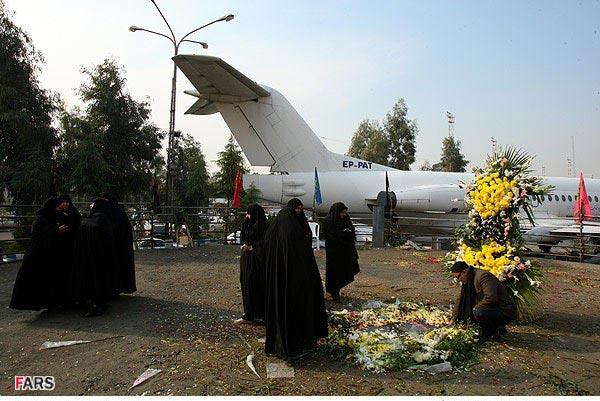 تشییع و خاکسپاری شهید گمنام در سپاه حفاظت فرودگاه مهرآباد