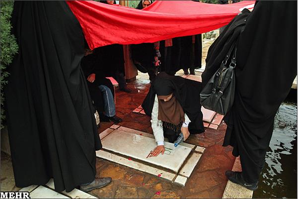 گزارش تصویری / مراسم دعای عرفه در بهشت زهرا(سلام الله علیها)