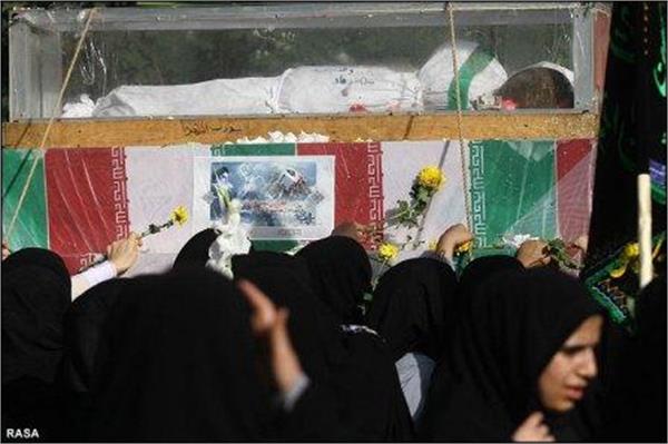 تشیییع 96شهید دوران دفاع مقدس در شهر قم