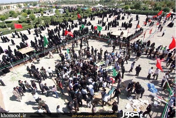 تشییع و خاکسپاری شهدای گمنام دانشگاه شاهد-12/7/89