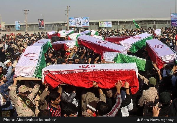 استقبال از 58 شهید دفاع مقدس در مرز شلمچه