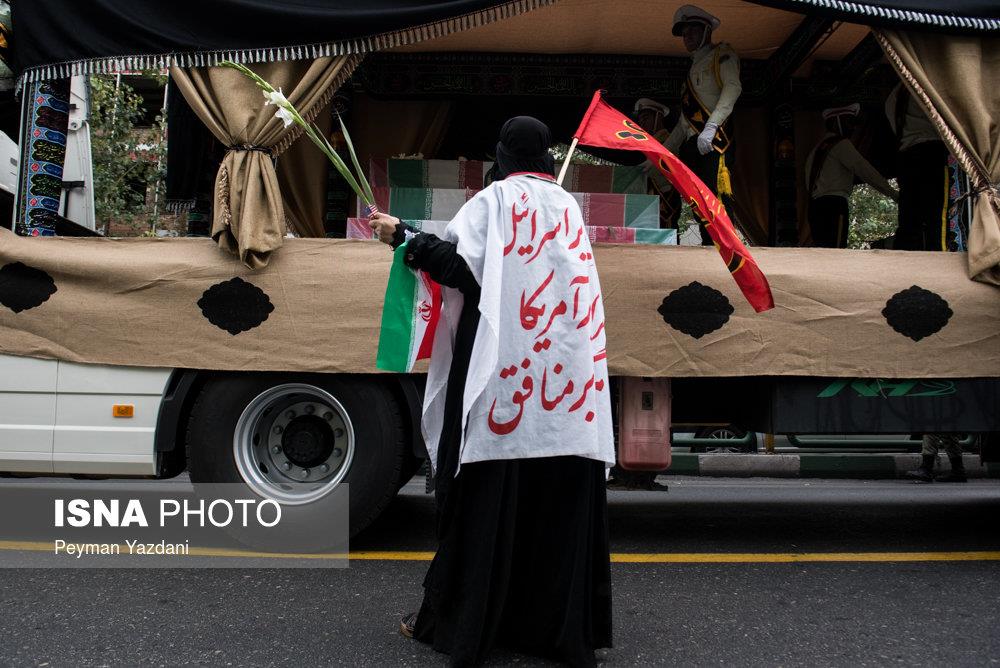 تشییع پیکر ۵۴ شهید نیروی انتظامی 1