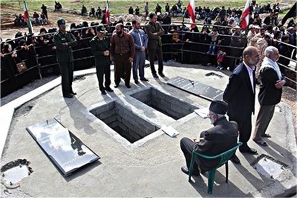 تشییع شهدای گمنام در استان ایلام