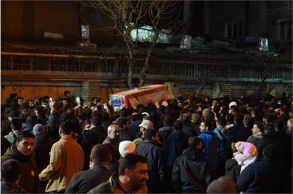 وداع با پیکر مطهر شهید حاج صادق امیدزاده و یارانش - 1 بهمن 1402