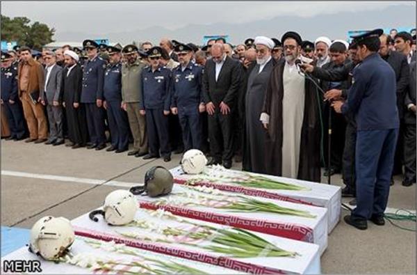 تشییع شهدای نیروی هوایی ارتش