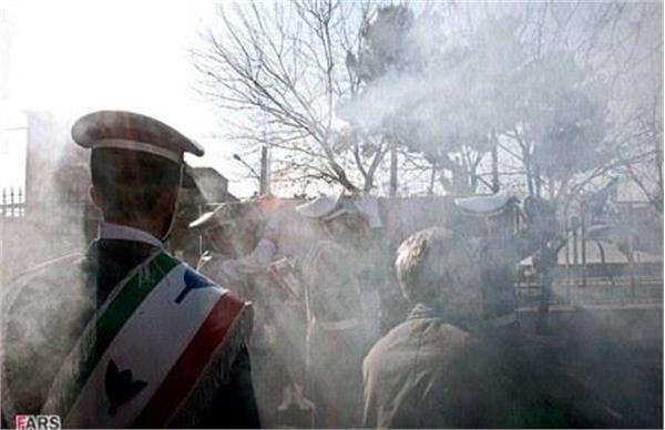 تشییع شهید گمنام در دانشگاه علوم پزشکی ارتش