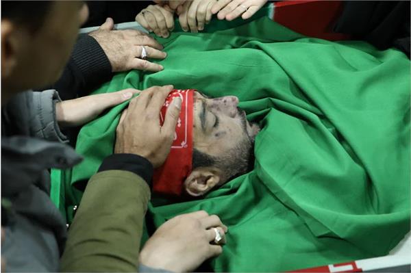 وداع با پیکر مطهر شهید القدس حسین محمدی - 2 بهمن 1402