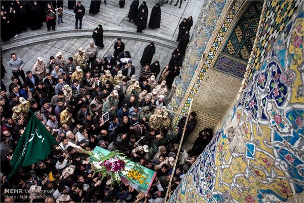 مراسم تشییع پیکر مطهر شهید سلطان‌علی علوی 14