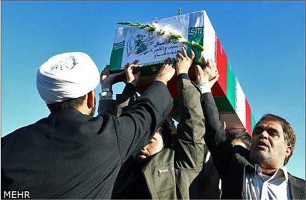 تشییع شهدای گمنام در یزد