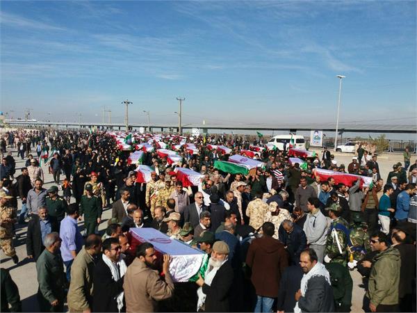 ورود پیکر مطهر 98 شهید دفاع‌ مقدس به کشور 7