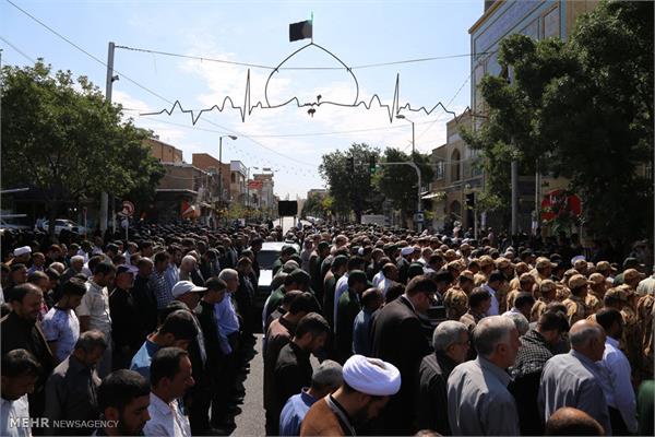 تشییع شهید حمید مرادلو در زنجان 6