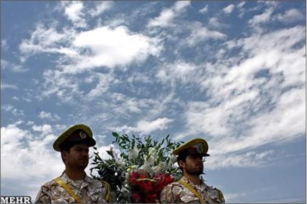 تشییع وخاکسپاری پیکر پاک سه شهید گمنام در شهرستان آذرشهر