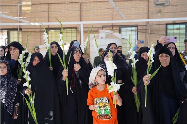 آئین استقبال از پیکرهای مطهر 35 شهید تازه تفحص شده در پایانه مرزی شهید سلیمانی مرز مهران - 5 مهر ماه 1403 18