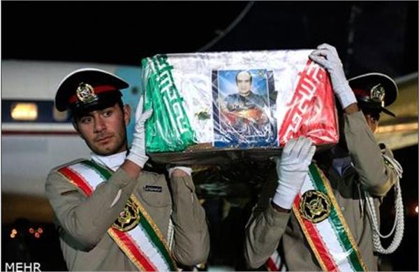 تشییع شهدا در حرم رضوی