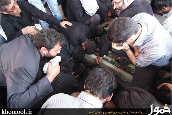 تشییع و خاکسپاری 2شهید گمنام در دانشگاه علامه طباطبایی