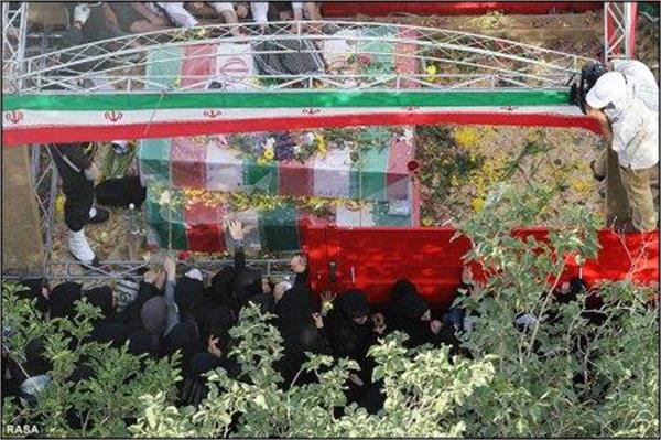 تشیییع 96شهید دوران دفاع مقدس در شهر قم