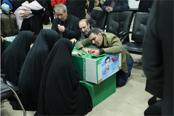 وداع با پیکر مطهر شهید القدس حسین محمدی - 2 بهمن 1402