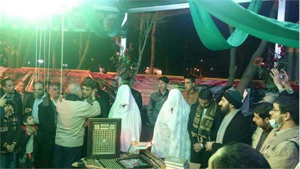 مراسم ازدواج دو زوج جوان در جوار شهدای گمنام بوستان ابوذر 3