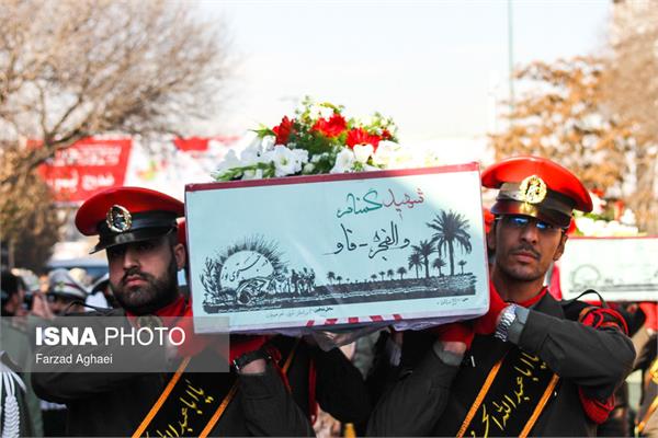 تشییع ۷ شهید گمنام - تبریز 3