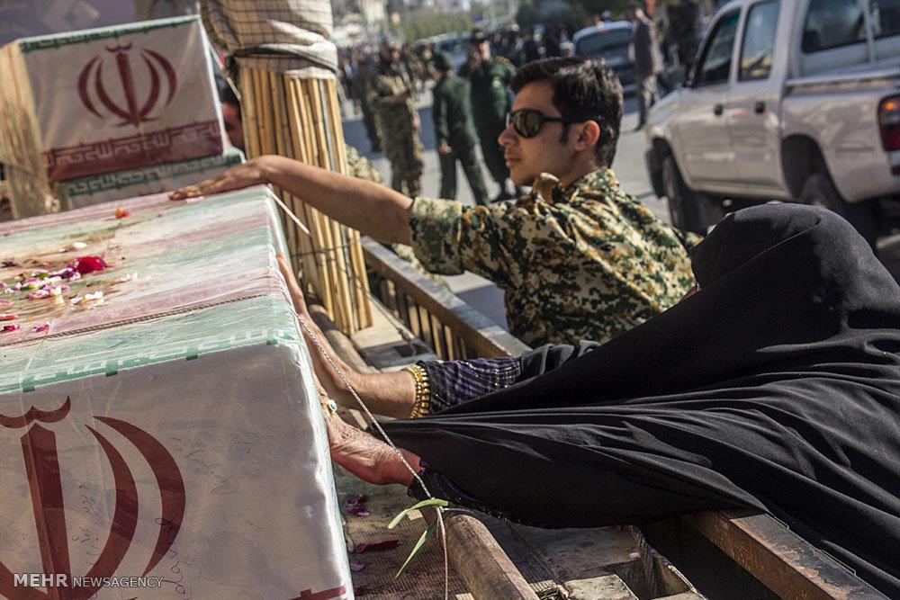 استقبال از شهدای گمنام در گله دار استان فارس 1