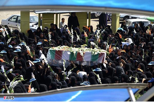 تشییع و خاکسپاری دو شهید گمنام در دانشگاه علامه طباطبایی