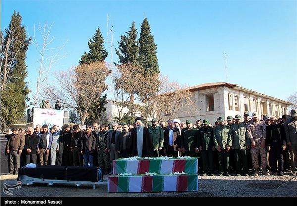 تشییع و تدفین پیکر های سه شهید گمنام در گرگان 7