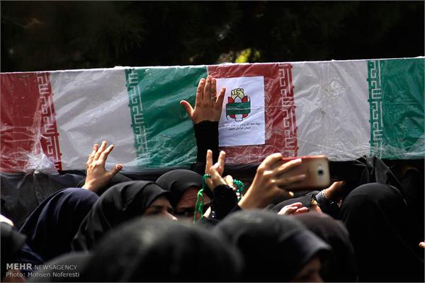 مراسم تشییع پیکر دو شهید دوران دفاع مقدس در بیرجند 4